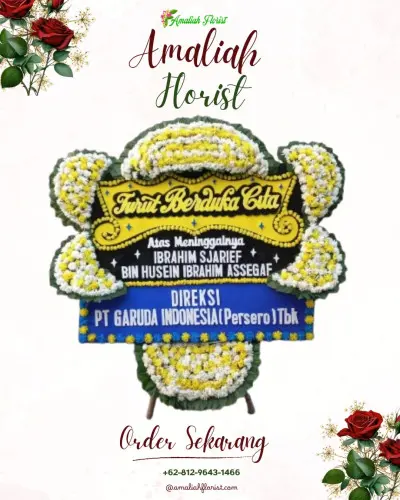 Papan Bunga Duka di Sidomoyo