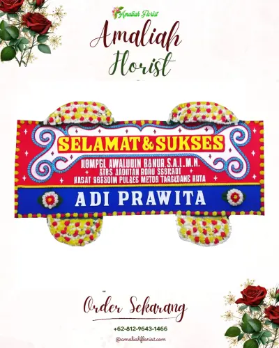 Karangan Bunga Ucapan Selamat di Sidomoyo