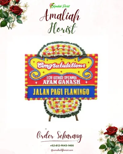 Bunga Papan Congratulation di Sidomoyo